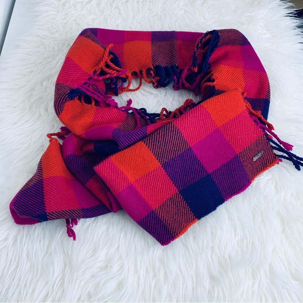 Coach Women’s Plaid Scarf